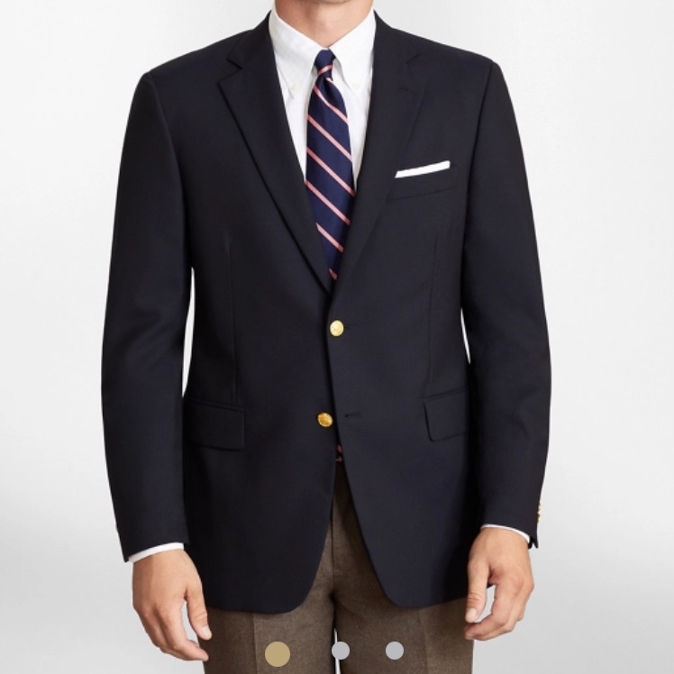 Brand Brooks Brothers Suit Jacket  Black